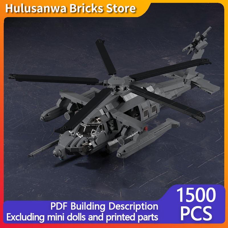 Heavy Equipment Game - MH-X Heavy Helicopter Model MOC Building