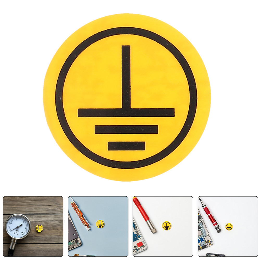Heavy Equipment Sign - 15Pcs Grounding Symbol Labels Heavy Duty