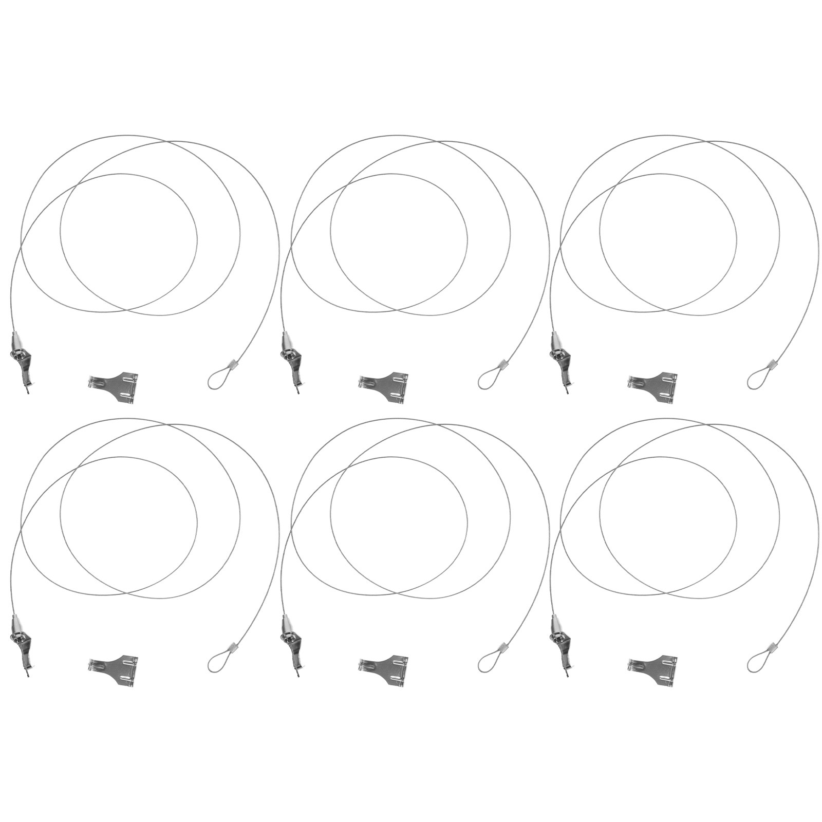 Heavy Equipment Painting - 6Sets Picture Rail Hooks Kit Heavy-Duty