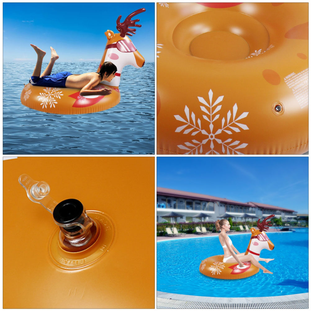 1Pcs Inflatable Snow Sled Tube - Heavy Equipment Youtube For Kids recension och pris