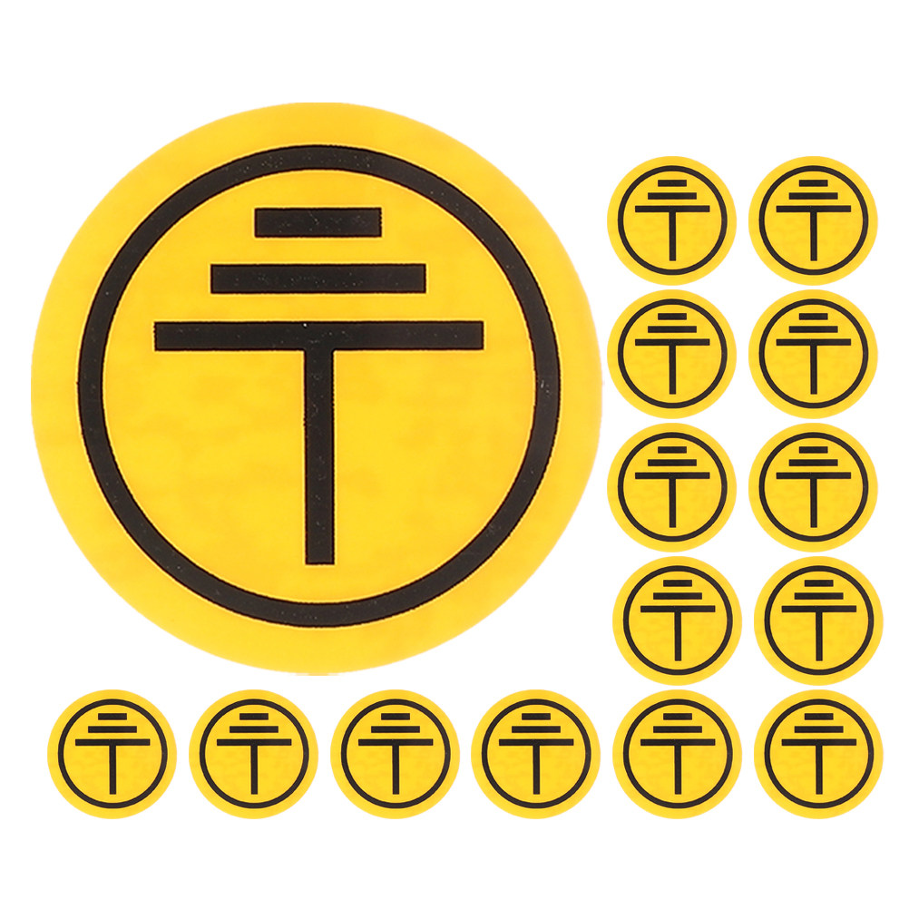 15Pcs Grounding Symbol Labels  - Heavy Equipment Sign recension och pris