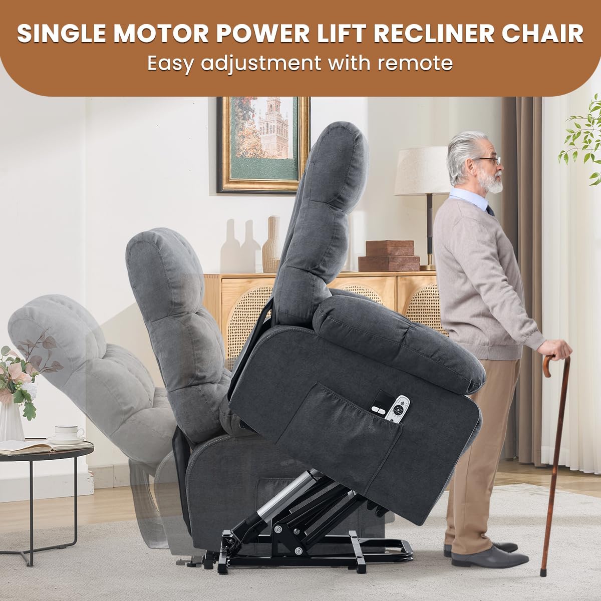 Power Lift Recliner Chair for  - Heavy Equipment Lift recension och pris
