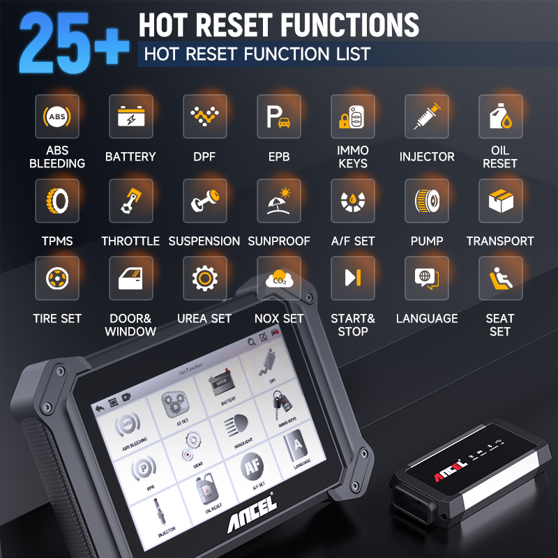 ANCEL V6 Pro+HD Heavy Duty Tru - Heavy Equipment Diagnostic Software recension och pris