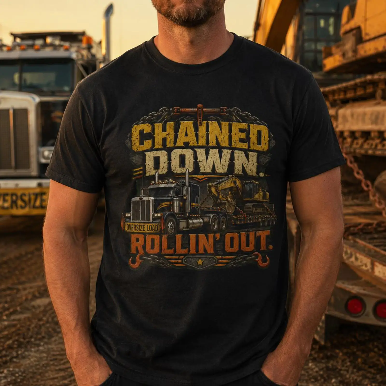 Heavy Haul Driver T Shirt Chai - Heavy Equipment Hauling recension och pris
