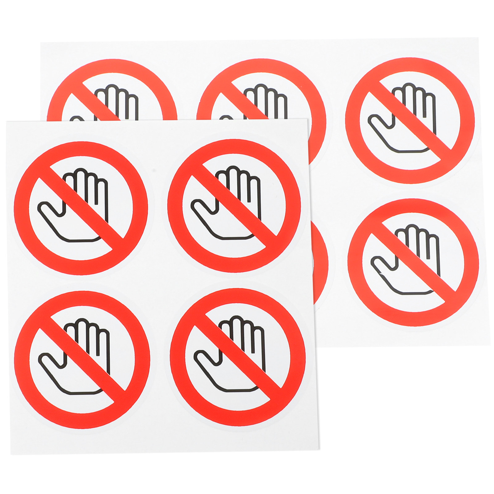 10Pcs Do Not Touch Vinyl Warni - Heavy Equipment Sign recension och pris