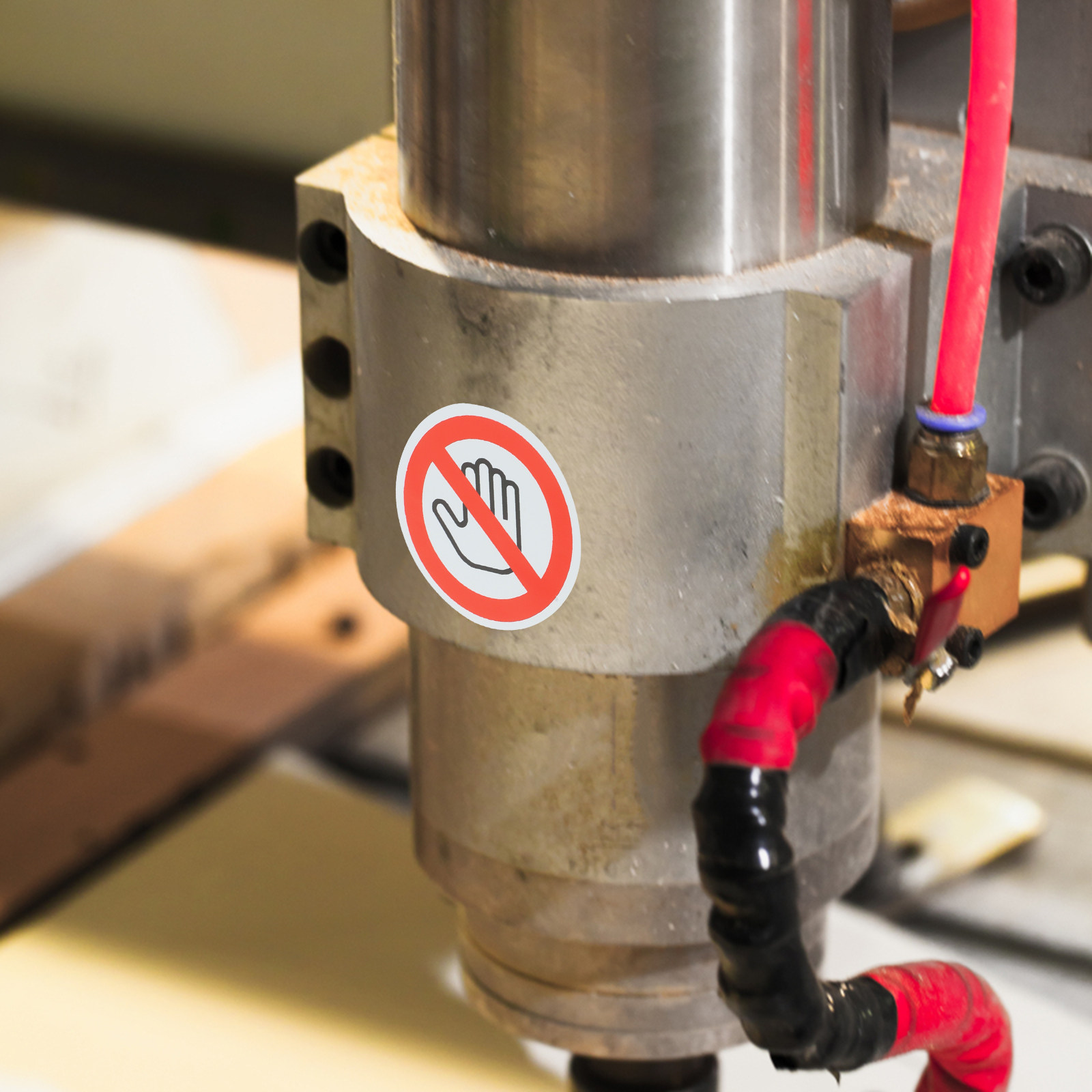 10Pcs Do Not Touch Vinyl Warni - Heavy Equipment Sign recension och pris