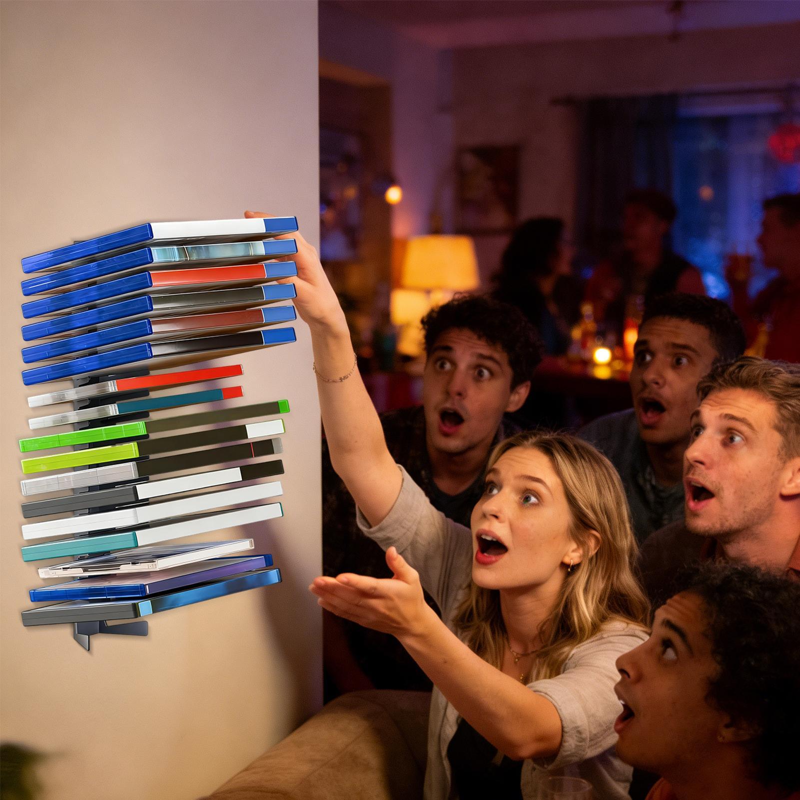 Media Shelf 2 Pieces Wall Moun - Heavy Equipment Game recension och pris