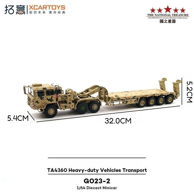 XCARTOYS 1:64 Taian TA4360 Hea - Heavy Equipment Game recension och pris