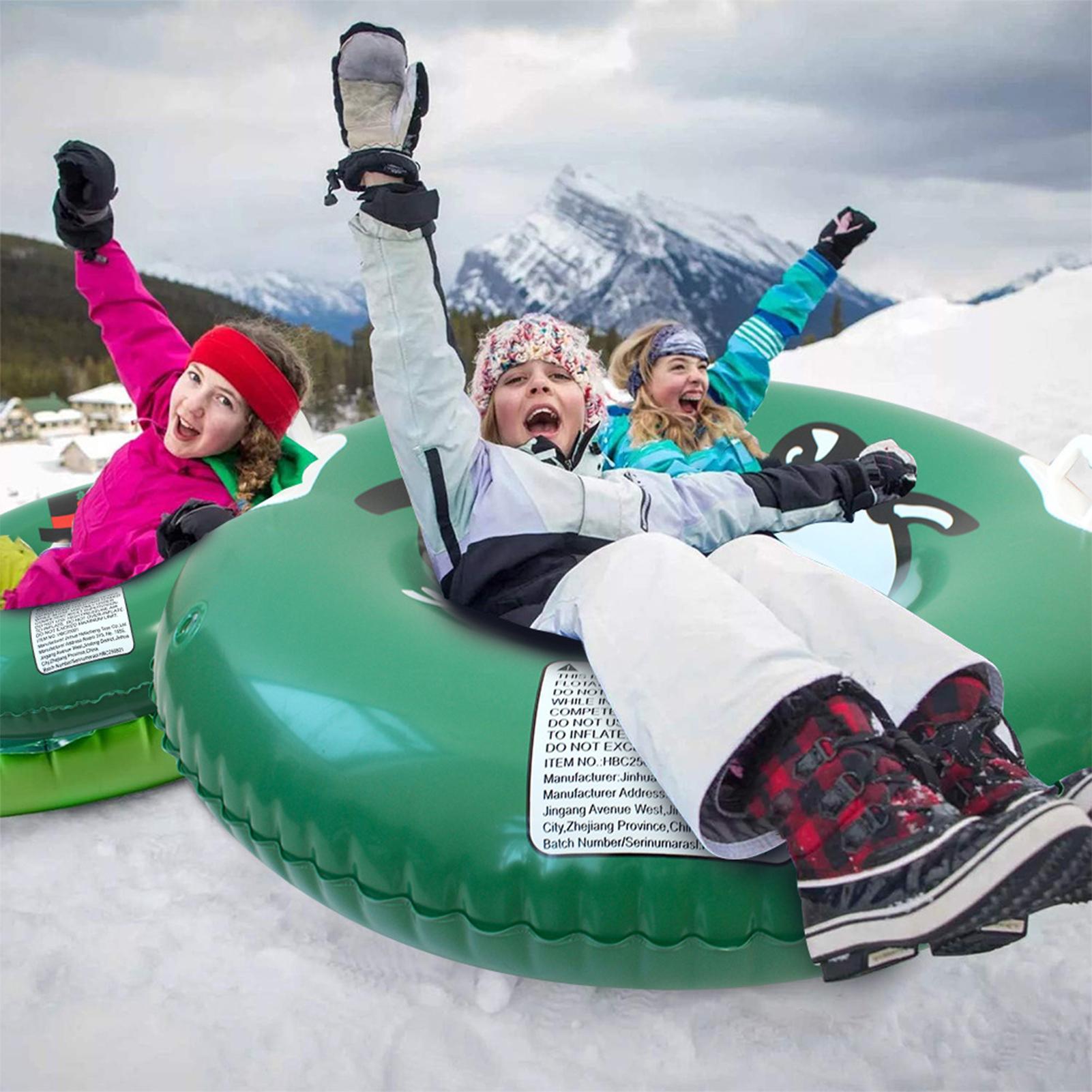 Inflatable Snow Tube, Thickene - Heavy Equipment Youtube For Kids recension och pris