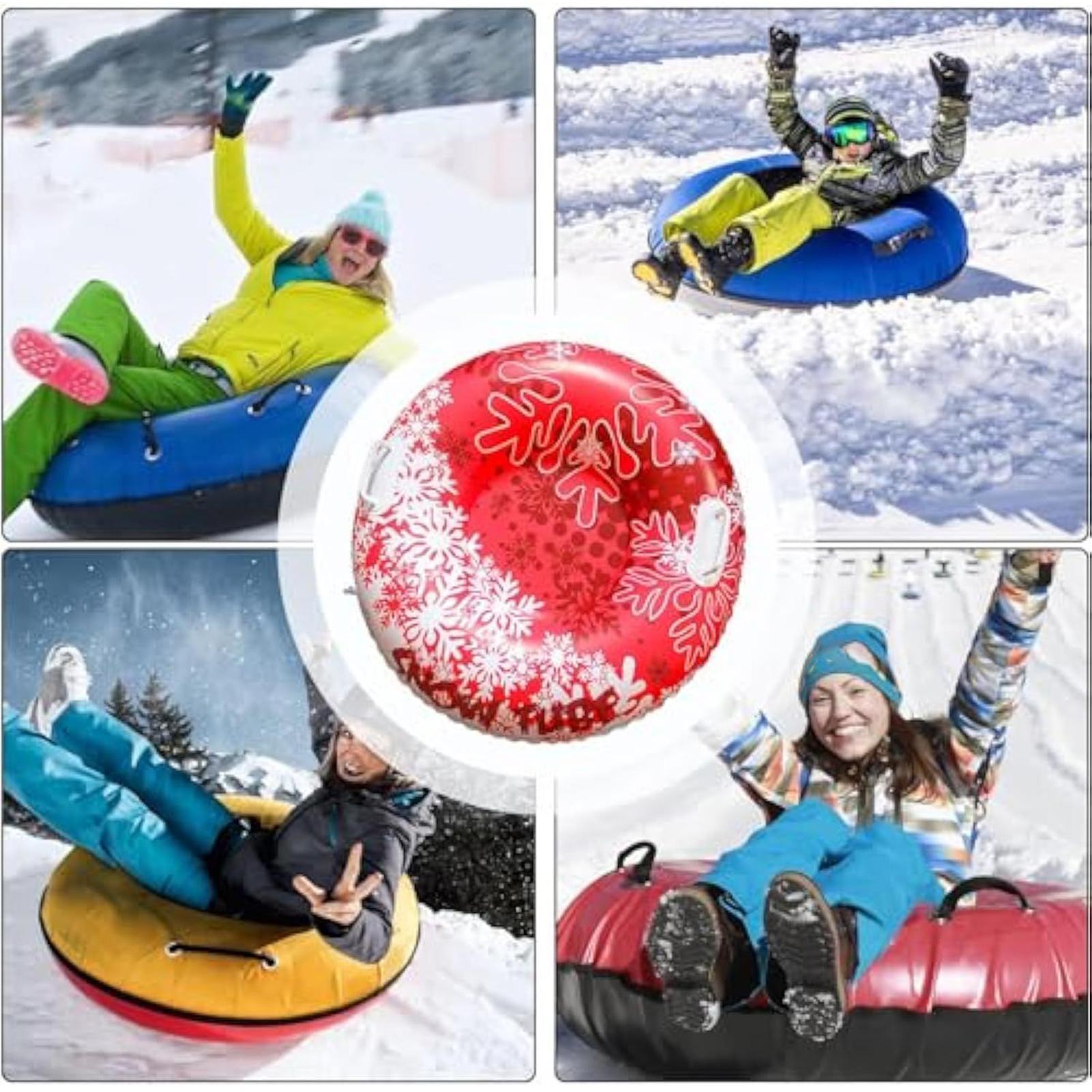 Inflatable Snow Tube, Thickene - Heavy Equipment Youtube For Kids recension och pris